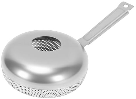 Aramox Torréfacteur à café Manuel, Torréfacteur Pratique en Acier Inoxydable pour une Torréfaction Uniforme avec une Prise Confortable pour les Amateurs de café à la Maison