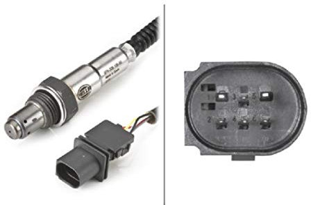 HELLA 6PA 009 166-801 Lambdasonde - 6-polig - Kabel: 400mm