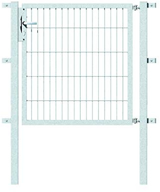 Alberts 647063 Einzeltor Flexo mit Zubehör | verschiedene Breiten und Höhen | feuerverzinkt | Breite 100 cm | Höhe 100 cm