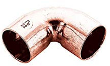 Raccordo Curva 90° Rame 35 Mm A Saldare F/f Frabo