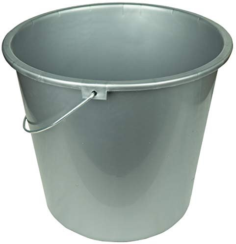 HRB Haushaltseimer, Putzeimer mit Metallbügel, 10 Liter (Anthrazit, 1 Stück)