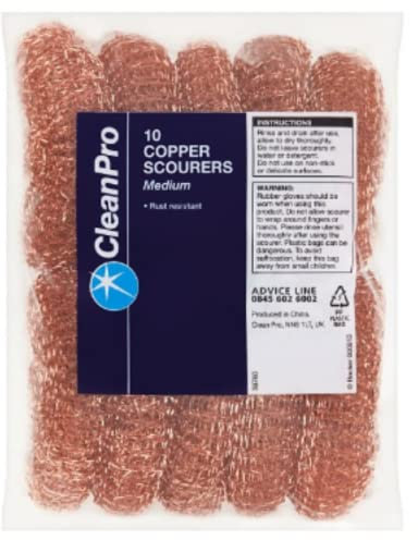 CleanPro 10 Copper Scourers Medium x Case of 18