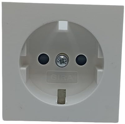 GIRA 492003 Abdeckung Schuko Steckdose System 55 reinweiß