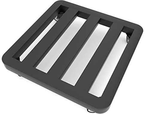 ASHILD Pflanzenwagen Pflanzenwagen mit Rädern, robust, rollender Pflanzenständer mit feststellbaren Rollen, quadratischer Pflanzenwagen für den Außenbereich, Pflanzenroller-Basis für Blumentopf, Va