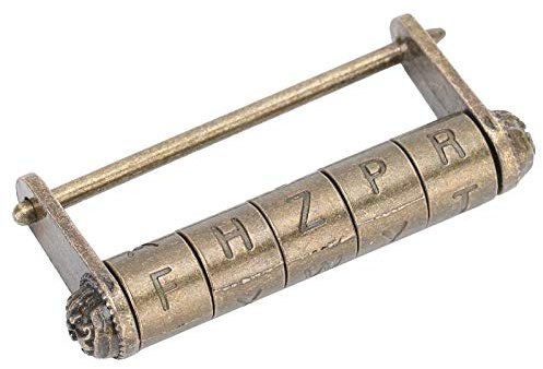 Cadenas Antique avec Mot de Passe Vintage, pour Placard, Système R, Serrure de sécurité pour Meubles