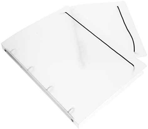 TOGEVAL 2pcs Pp Binder Cover for Folders Ring Binder Notebook Handwritten Notebook Folder