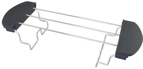 ZCZQC Bread Baking Rack Toast Cooling Rack Bread Machine Toaster Rack Home Oven Rack Food Rack 26CM For Toast Trimmings Heated Cinnamon Rolls Biscuits Barbecue Picnic Toaster Accessories Black