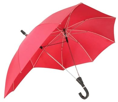 Pjeghbvop Cómodo paraguas gemelar para parejas con cubiertas de fácil funcionamiento para excursiones al aire libre, rosso