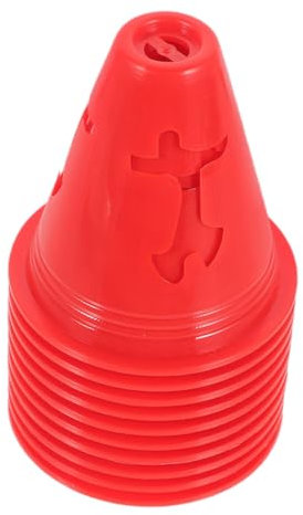 Milisten 10stücke Fußball-trainingshütchen Sportgeräte Multifunktional Für Fußball Und Fitness Leicht Transportabel Für Trainingsorte Verbesserung Der Fähigkeiten