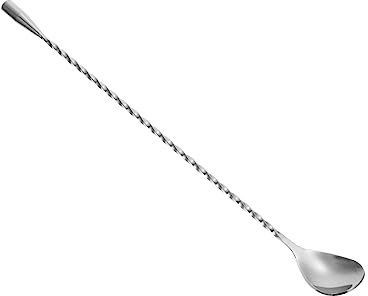 Alipis Cucchiaio per Mescolare Cucchiaio da Dessert Lungo Casa Hotel Cucina Acciaio Inossidabile Facile da