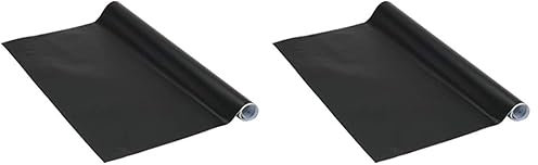 Venilia Film pour tableau noir autocollant | Film de craie | Autoadhésif Tableau Noir | 67,5cm x 1,5m, Épaisseur 150μ | Feuille de papier autocollant | sans phtalates | Fabriqué en UE (Lot de 2)