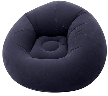 Generisch Klappbarer Tragbarer Luft Sessel - Luftsessel Aufblasbare Couch | Aufblasbares Luftsofa | Bequeme Luftmatratze Luftsessel | Outdoor Sitzmöbel | Aufblasbarer Lazy-Sofa-Stuhl