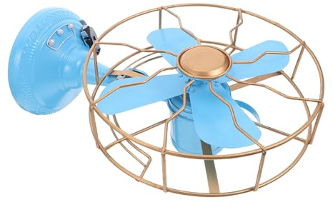 ULDIGI Antique Desk Fan Model Vintage Iron Art Retro Tabletop Fan Sculpture Classic Collector S Decor with High Realism for Home Bedroom Office and Photography Props