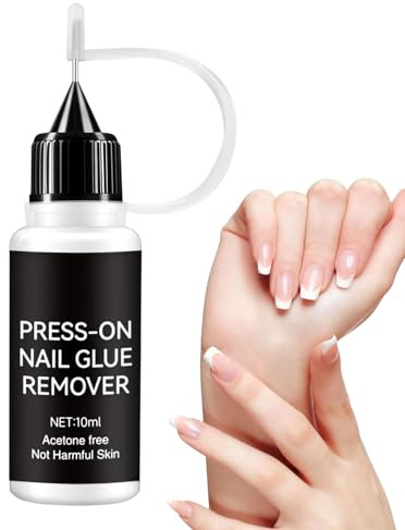 Nagelkleber Entferner Für Press On Nägel 10ml Sanftes Maniküre Zubehör,Lösung Zum Entfernen Von Press-On-Nägeln,Für Kostümträgerinnen Damen Bräute Beauty-Enthusiasten Zuhause Reisen Salon Besondere