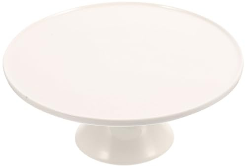 Toyvian Porta Torta Ceramica Rotondo Base Solida 22,5 CM per Esposizione Dolci e Buffet di Matrimonio Minimalista Nordico