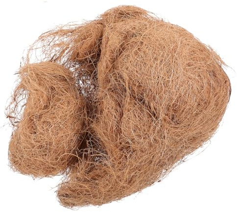 CALLARON Fodera in Fibra di Cocco Naturale 100g per Piante da Interno e Ortaggi Terriccio Leggero e Trattenimento Dell'umidità per Giardinaggio e Coltivazione