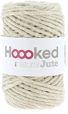 Hoooked 100% Natural Jute-Vanilla Cream
