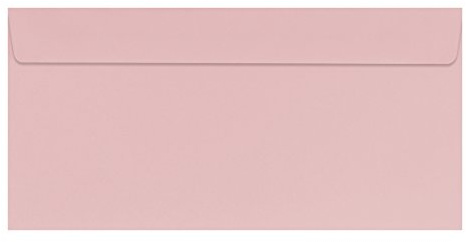 100 farbige Briefumschläge/Din lang/Farbe: rosa