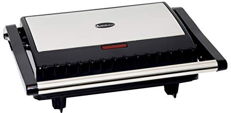 SANDWICHERA GRILL PANINI PEQUEÑA 850W ANTIADHERENTE 230X145MM PLANCHA GARANTIA MP-GP750