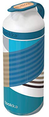 Quokka8412497403035Acero Inoxidable Botella con Imán Pequeño, 335 ml Capacidad, Geo