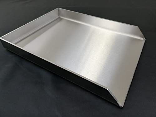 Koch Universal Grillplatte aus 100% Edelstahl - 36 x 27 x 4cm - Plancha für alle Grillarten - Gleichmäßige Hitzeverteilung & auslaufsichere Ecke - Rostfrei & bis zu 500°C hitzebeständig #37