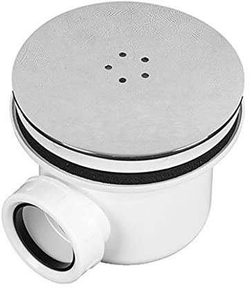 Sellon24® Ablaufgarnitur für die Duschtasse Duschwanne Siphon Ø 90mm Alcaplast verzinktes Messing Abdeckung