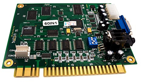 Carte de Jeux 60 en 1 Verticale Format Jamma Retro Gaming Bartop Jeux Vidéo
