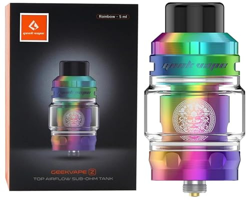 GEEKVAPE Z Sub Ohm Tank | 5ml Capacity Top Filling Atomizer Mesh Coil Z1 0.4ohm 0.2ohm 810 Drip Tip No Nicotine