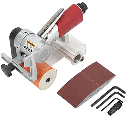 Máquina pulidora de acero inoxidable Tmb-1a Lijadora de banda neumática de mano Juego de llaves de papel de lija Lijadora para tratamiento de defectos de metal de espejo de línea de acero inoxidable