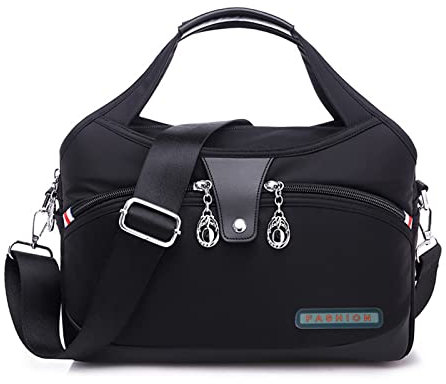 Travistar Umhängetasche Damen Mittelgroß - Wasserdicht Nylon Crossbody Bag Damen Kleine Handtasche Damen mit Vielen Fächern Leichte Schultertasche Arbeitstasche Handtaschen Messenger-Bag für Frauen