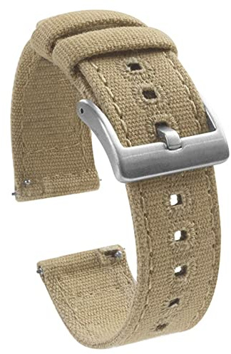 Niziruoup Uhrenarmband Canvas mit Schnellverschluss 18mm 20mm 22mm Prämie Fabric Segeltuch Armband für Uhr, Quick Release Canvas Watch Strap Ersatzarmbänder Uhrenarmbänder Männer Frauen