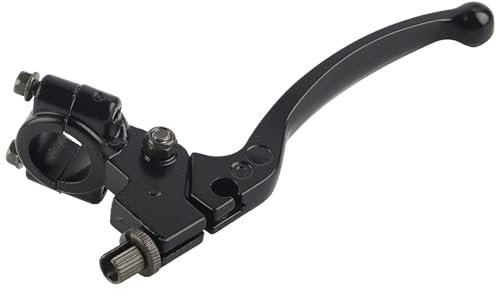 CLKE Levier Embrayage Moto 50cc, 22MM Levier de Frein Gauche Moto,levier frein moto 50cc - 25cc Dirt Pit Bike Scooters Motos, Noir(7/8)