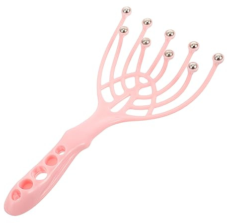 Gatuida Kopfmassagegerät für Haushalt mit Pp Material und Stahlkugeln Detaillierte Verarbeitung Geeignet für Haarmassage bei Nassem oder Trockenem Haar zur Entspannung