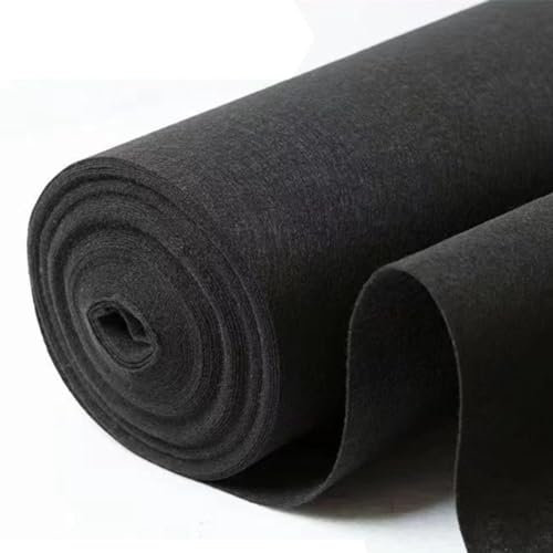 Unkrautvlies Landschaftsgewebe, Geotextil aus Vliesstoff, Strapazierfähiges Unkrautvlies für Den Garten, Umweltfreundliches Gewebe für Auffahrten für Drainagerohre / Stützmauern(2m(6.5ft)x5m(16.4ft))