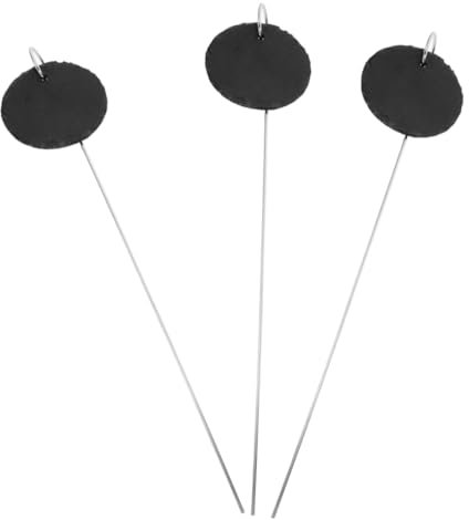 INOOMP 3stücke Pflanzenschilder Aus Rostfreiem Edelstahl Wetterfeste Gartenmarker Für Pflanzenidentifikation Elegante Minimalistische Etiketten Für Blumen Gemüse Und Kräuter