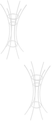 Yardwe 2stücke Air Plant Rack Eleganter Pflanzenhalter Für Luftpflanzen Hängend Und Dekorativ Für Büro Hochzeiten Und Garten