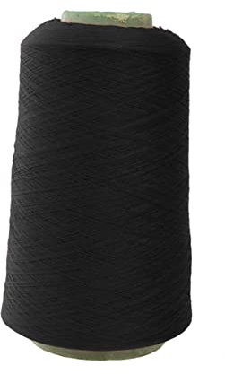 Sewroro Spule Mit Polyester Overlocking Nähgarn Schwarz Hochwertiges Reißfestes Garn Für Maschinenstickerei Nähen Und Overlocking Für Professionelle Anwendungen