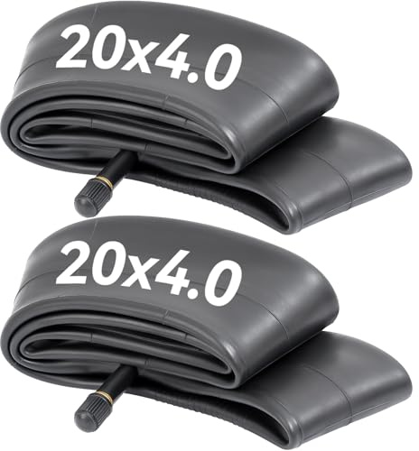 20x3,5/4,0 Fatbike Schläuche 89/102-406, 20 Zoll Schlauch 20x3,50 20x4,0 Fahrradschlauch für ebike/Mountainbikes/Rennräder Reifen, AV32mmSchrader Ventil