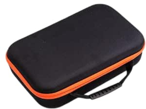 Hard Shell Tool Storage Case, Waterproof Carrying Case for Electric Drill and Power Tools, Shockproof with Handle (Orange, 330 x 225 x 90 mm)