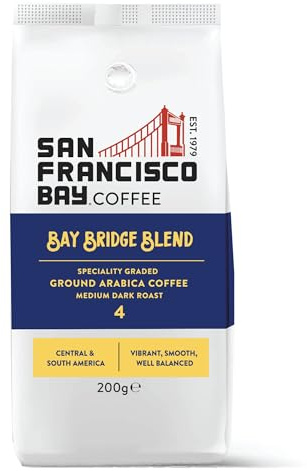 San Francisco Bay - Bay Bridge Blend, Ground Coffee, 200g - Medium Dark Roast