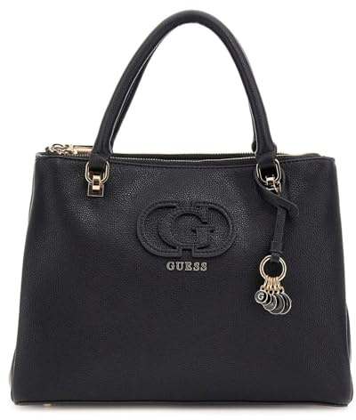 GUESS Calebra Hobo Status Satchel Bag Black