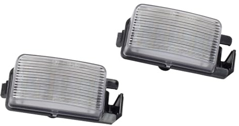Yoegerery 2 PZ LED Licenza Numero Targa Luce Per Nissan Versa 4D 5D Livina GTR R35 Cube Z12 370Z Z34 Leaf Per Infiniti G35 G37 12V Luci Targa per Auto 26510CD00A