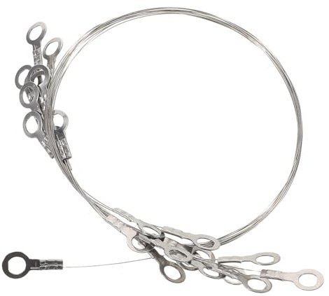 IWOWHERO 12 Pièces Fils de Coupe Gâteau Inox Fil de Remplacement pour Trancheur et Nivellement Outil Polyvalent pour Découpe Gâteau Fromage et Jambon Compatible Ustensiles Cuisine