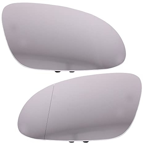 BESTPRICE ATP 1x Spiegelglas links aspährisch & rechts konvex beheizt | Kompatibel mit: SEAT ALHAMBRA, SKODA SUPERB I, VW GOLF V, GOLF V Variant, JETTA III, PASSAT B5.5, PASSAT B5.5 Variant, SHARAN