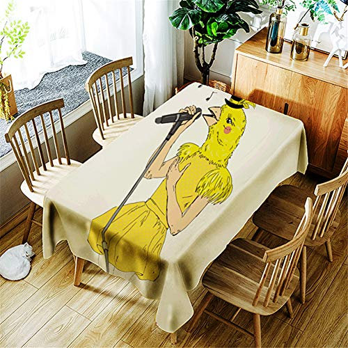 FANSU 3D Tischdecke Abwaschbar, Polyester wasserdichte Rechteckige Pflegeleicht Eckig Halloween Tischtuch Fleckschutz Schmutzabweisend (140 * 180,C)