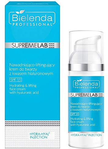 BIELENDA SUPREMELAB Hydra-Hyal2 Injection Feuchtigkeitscreme für das Gesicht mit Hyaluronsäure LSF 15, 50 ml