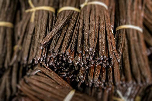 10 Vanilla Beans Grade B - Whole Pods (5-7'') | Premium Vanilla Beans for Homemade Vanilla Extract, Baking & Desserts | Fresh Aromatic Mexican Vanilla Pods by Laiceta