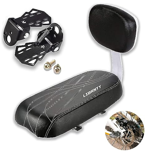 LIBRNTY Seggiolino Bici Posteriore per Bambini,Bicicletta Parti,Pedalini bicicletta posteriori,Cuscino per Sedile Posteriore per Bicicletta di Montagna Sedile Posteriore per Veicolo Elettrico