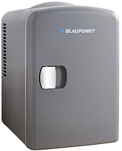 4L Mini Fridge - 6 Can Portable AC+DC Power Cooler & Warmer For Bedrooms Cars Offices Skincare Makeup Cosmetics Food - Keeps Drinks Snacks Even Beauty Products Cold - Size For Caravans Or Motor Home