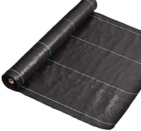 ACCURATE 100Gsm Weed Control Fabric, Ground cover Membrane | UV stabilised Weed Barrier Fabric | For Patios, Garden, Flower beds, Landscaping - Weed suppressant membrane (1 X 10M)